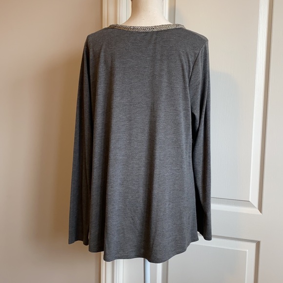 3/$15 Maurices - Lovely Floral Long Sleeve Top - Picture 3 of 5